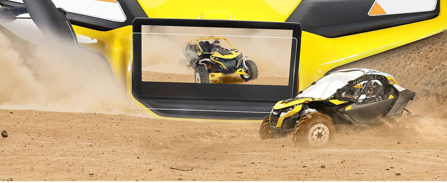 Screen Protector UTV For Can-Am Maverick R 2024+ For Ski-Doo 2023+ Color Touch Screen Scratch Resistant Glass Protective Film