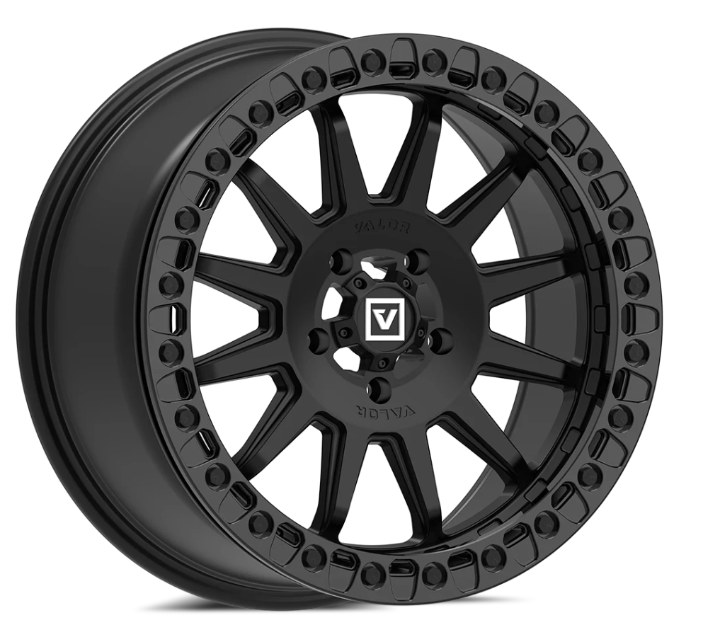 V09 BEADLOCK FLOW FORM 17X8 +40 6X139.7 SATIN BLACK