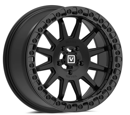 V09 BEADLOCK FLOW FORM 17X8 +40 6X139.7 SATIN BLACK