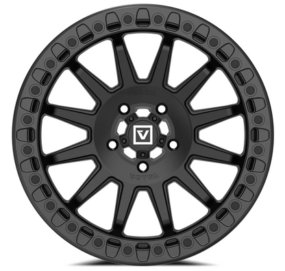 V09 BEADLOCK FLOW FORM 17X8 +40 6X139.7 SATIN BLACK