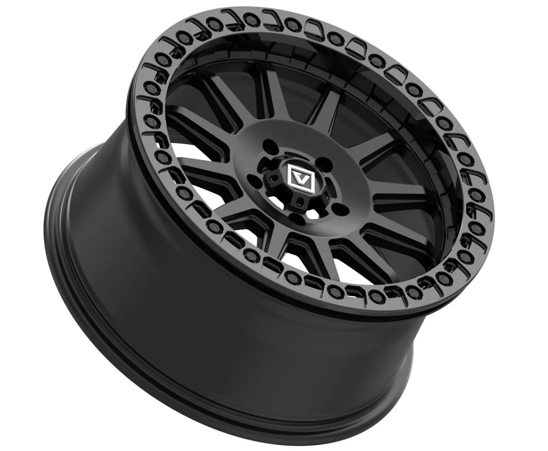 V09 BEADLOCK FLOW FORM 17X8 +40 6X139.7 SATIN BLACK