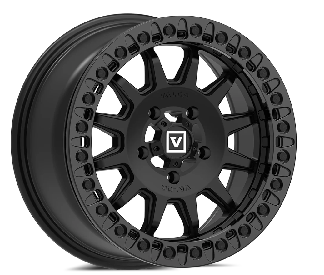 V09 BEADLOCK FLOW FORM 17X8 +40 6X139.7 SATIN BLACK