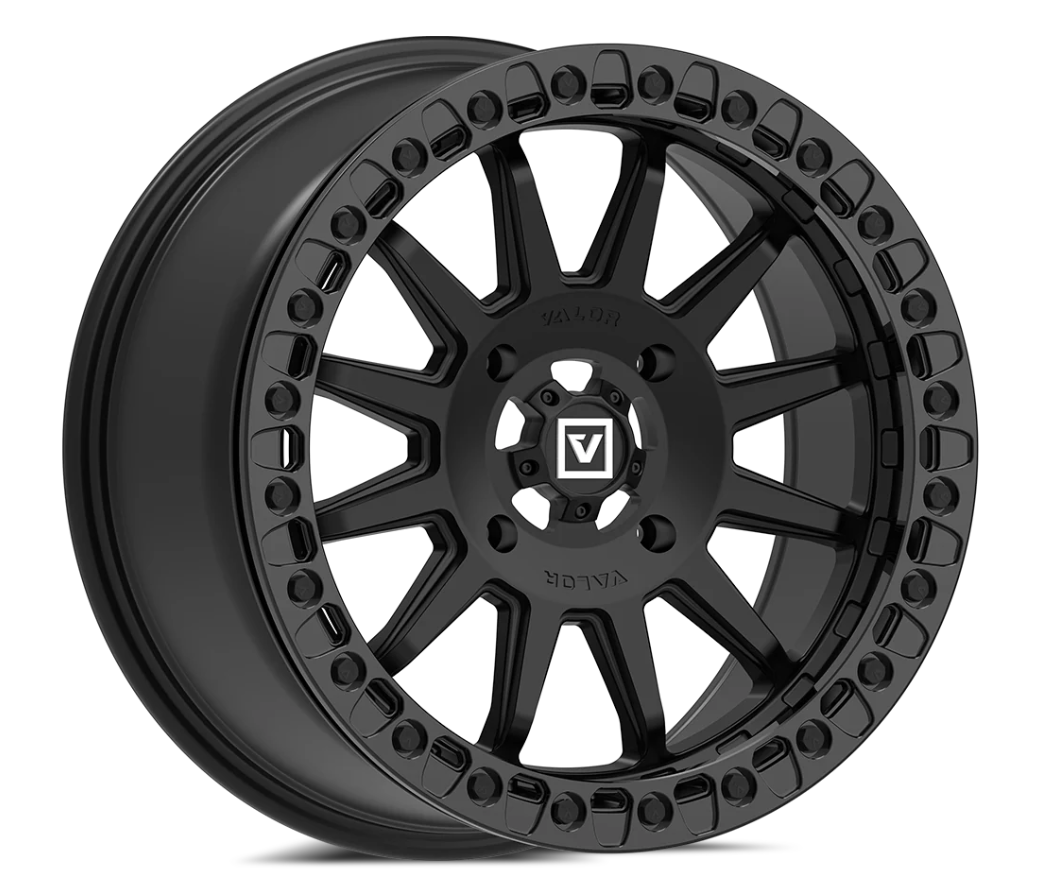 V09 BEADLOCK FLOW FORM 17X8 +40 6X139.7 SATIN BLACK