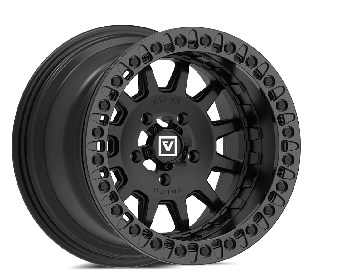 V09 BEADLOCK FLOW FORM 17X8 +40 6X139.7 SATIN BLACK