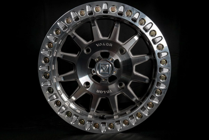 V09 BEADLOCK FLOW FORM 17X8 +40 5X114.3 RAW MACHINED