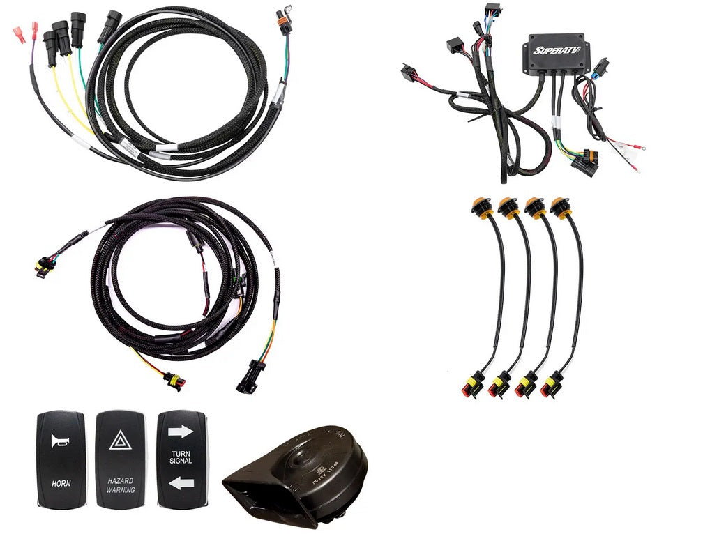PLUG & PLAY DELUXE TURN SIGNAL KIT KAWASAKI MULE PRO
