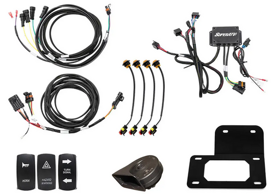 PLUG & PLAY DELUXE TURN SIGNAL KIT POLARIS RANGER, 900, 1000