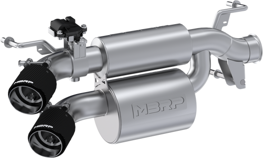 Slip-on Stacked, Dual-Out, Active Exhaust