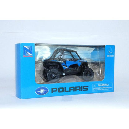 MODEL DIE CAST POLARIS RZR XP1000 EPS, BLUE AND BLACK, SCALE: 1:30