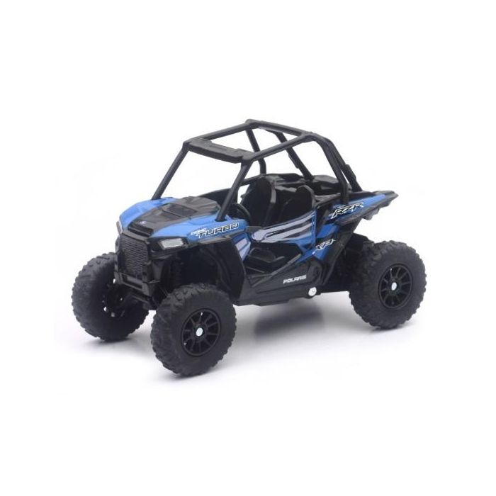 MODEL DIE CAST POLARIS RZR XP1000 EPS, BLUE AND BLACK, SCALE: 1:30