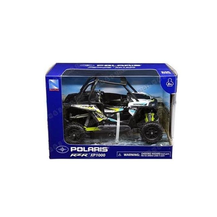 MODEL DIE CAST POLARIS RZR XP1000, BLACK, WHITE & GREEN