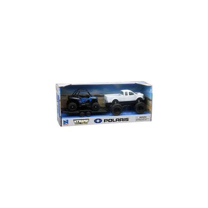 MODEL DIE CAST OFFROAD PICK UP, WITH POLARIS RZR XP1000 EPS, SCALE 1:32