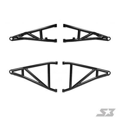 S3 Power Sports Can-Am Maverick X3 High Clearance A-Arm Kit - 64" 2017+ Non Smart-Shox