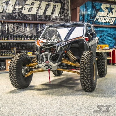 S3 Power Sports Can-Am Maverick X3 High Clearance A-Arm Kit - 64" 2017+ Non Smart-Shox