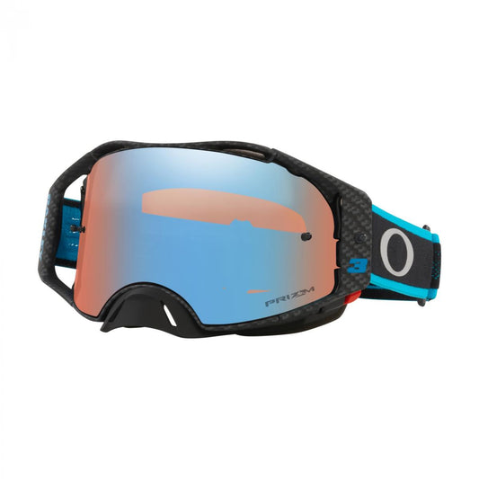 OAKLEY AIRBRAKE ELI TOMAC MX, CARBON/BLUE/BLACK, OO7046-C7, PRIZM SAPPHIRE LENS OA OO7046-C7
