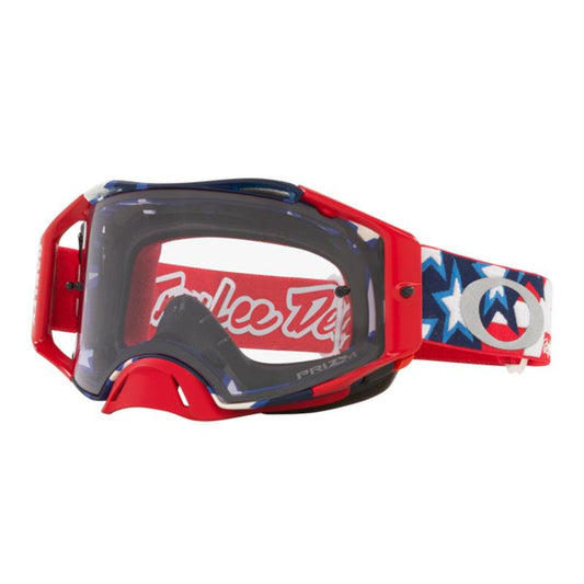OAKLEY AIRBRAKE TLD MX RED BANNER, RED BANNER, OO7046-D0, PRIZM LOW LIGHT LENS OA OO7046-D0