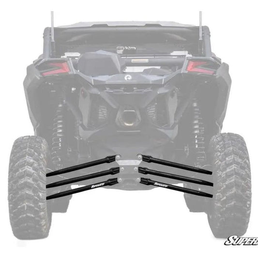 Can-Am Maverick X3RS Tubed Radius Arm SET, SUPER ATV, RA-CA-X3RS-TU-02, KIT CONTAINS 6 ARMS