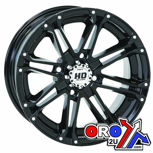 RIM ALU STI 12x7 4/110 BLACK, 12HD311 WHEEL OFFSET 2+5