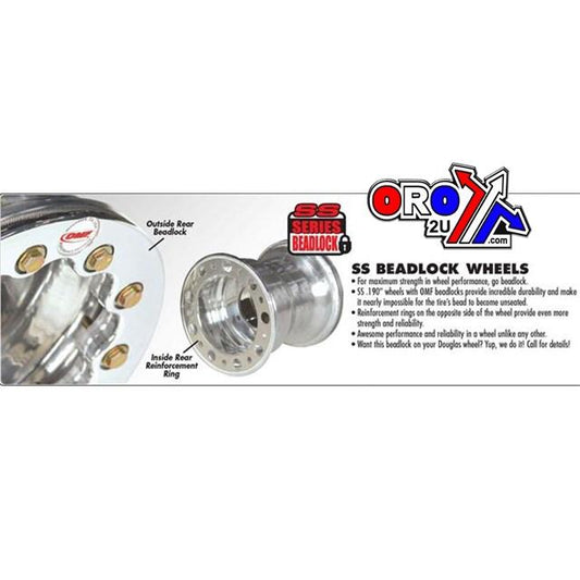 RIM WHEEL ALLOY, 10x5, 4/144, BEADLOCK SS Heavy Duty .190"