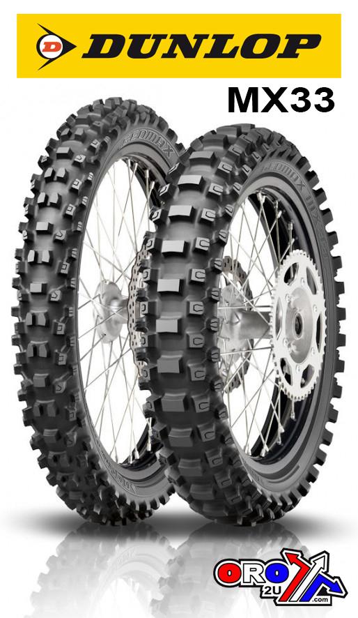 110/90-19 62M TT GEOMAX MX33 DUNLOP, 636097