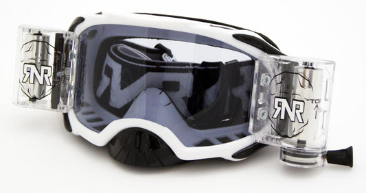 RNR PLATINUM WVS 48mm, WHITE GOGGLE, ROLL OFF, GAC22, WIDE VISION SYSTEM