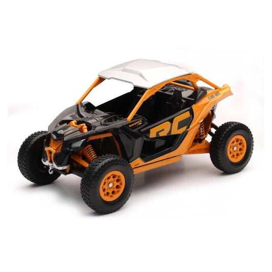 MODEL DIE CAST CAN-AM MAVERICK TURBO, ORANGE AND BLACK, SCALE 1:18