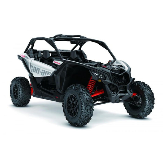 MODEL DIE CAST CAN-AM MAVERICK X3, SILVER, BLACK AND RED, SCALE 1:18